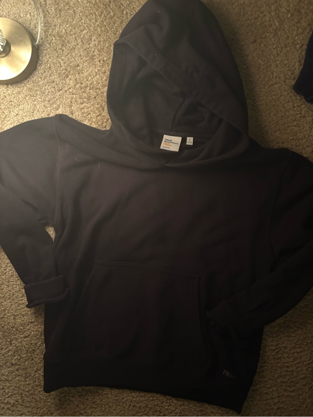 Aritzia Black Hoodie Sweatshirt
